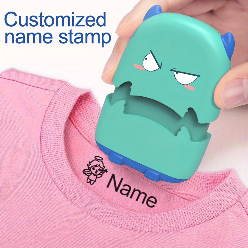 Custom-made Baby Name Stamp DIY for Children Name Seal Student Clothes  Chapter Not Easy To Fade Security Name Stamp Waterproof