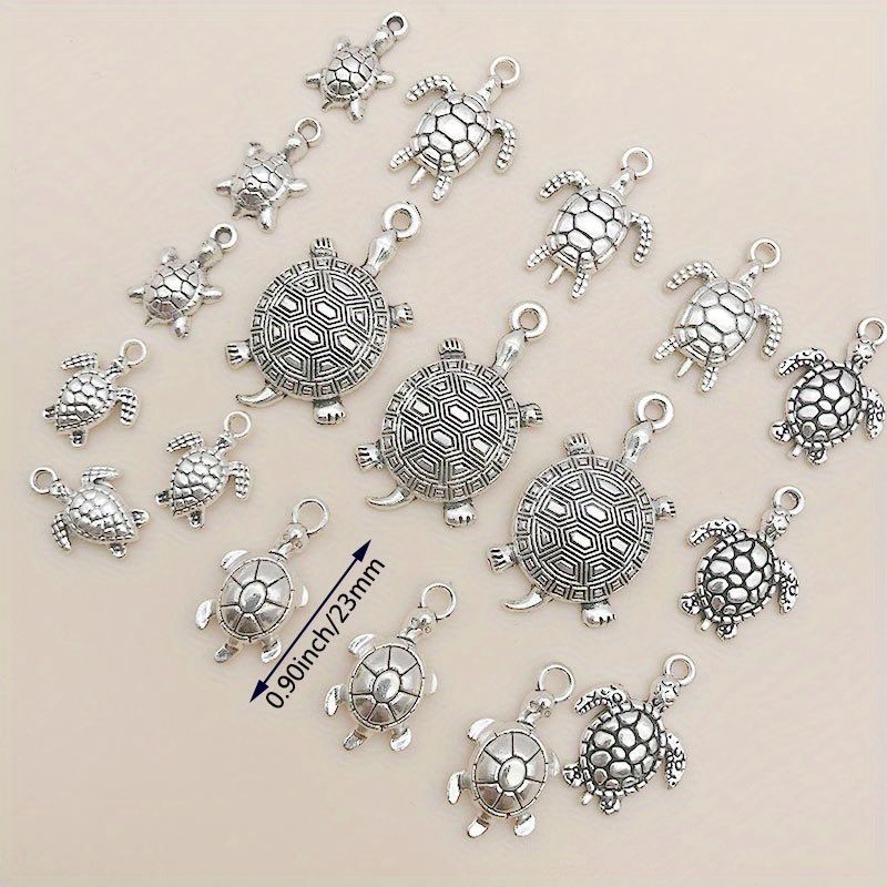 22Pcs/Set Zinc Alloy Charms Stickers, Antique Silver Color Mix Deer Shape Charms Pendants for DIY Necklace Bracelets Jewelry, Jewels Making