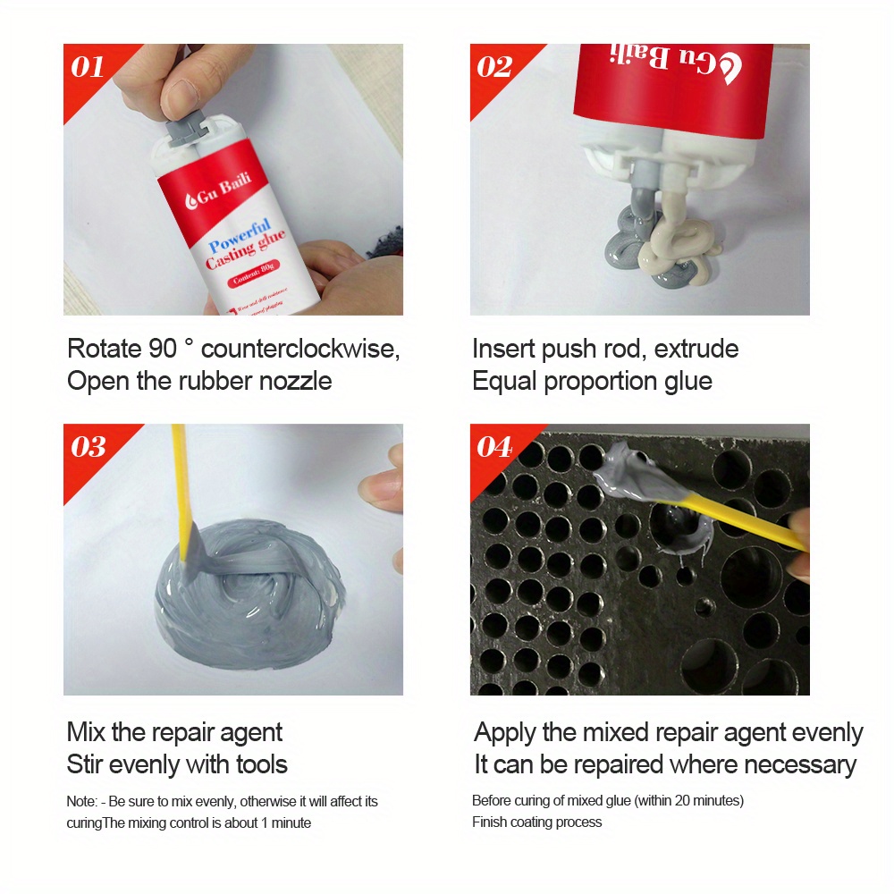 Casting Glue High Temperature Resistant Welding Glue Ab Glue Temu