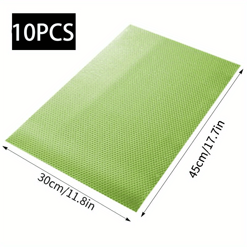 8PCS Refrigerator Mats,Washable Fridge Liners and Mats New Home Must Haves  Refrigerator Shelf Liners for Glass Shelves Kitchen Gadgets Accessories
