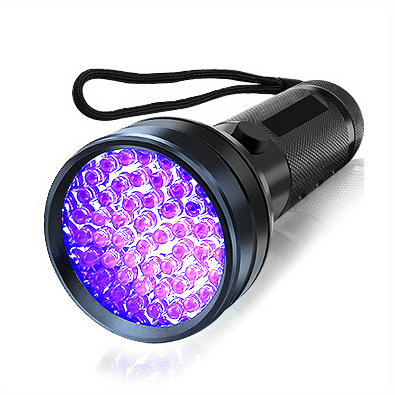 DARKBEAM Blacklight UV Flashlight 395nm 3-LED Ultraviolet Black Light, —  CHIMIYA