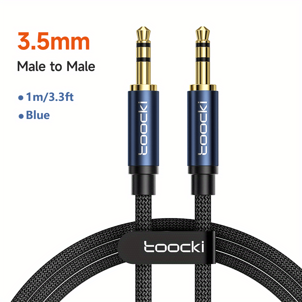 1m 3.5mm Jack Aux Audio Cable 3.5mm Male to Male Cable for Phone