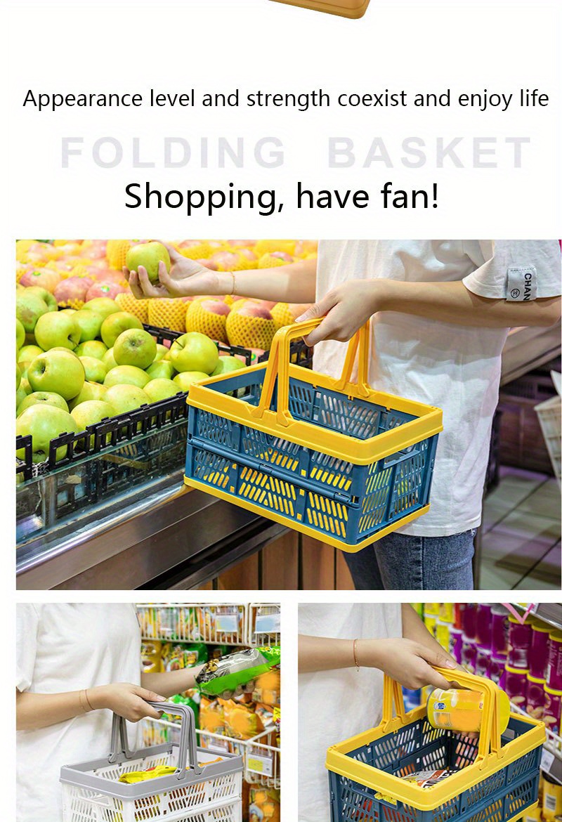 Picnic Basket Storage Basket Kitchen Storage Organizers Temu