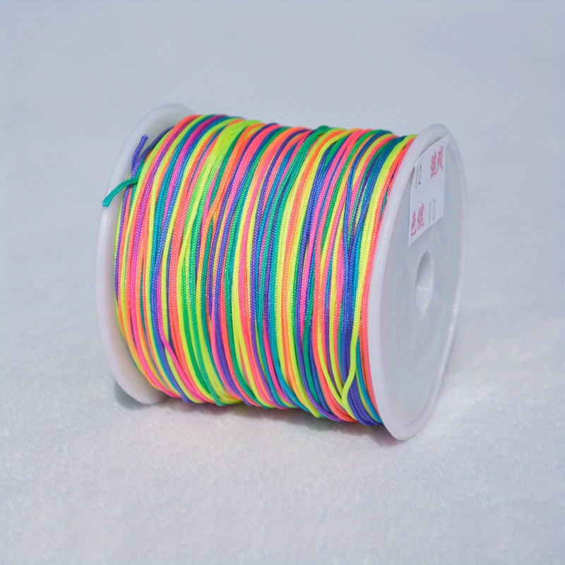 Rainbow Strings Jewelry Making Beading Crafts Sturdy Thread - Temu