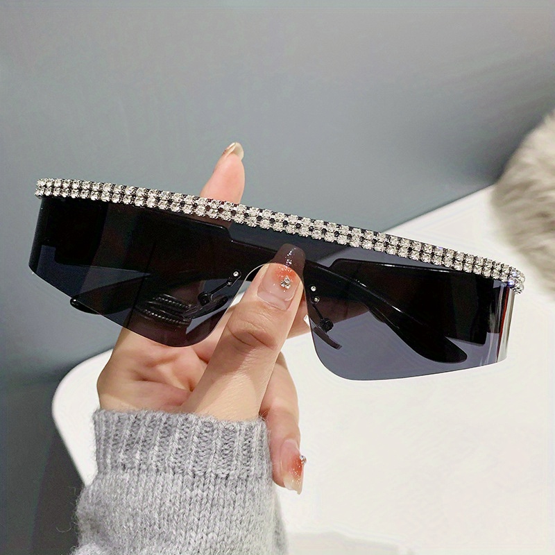 Glasses with rhinestones on sales top