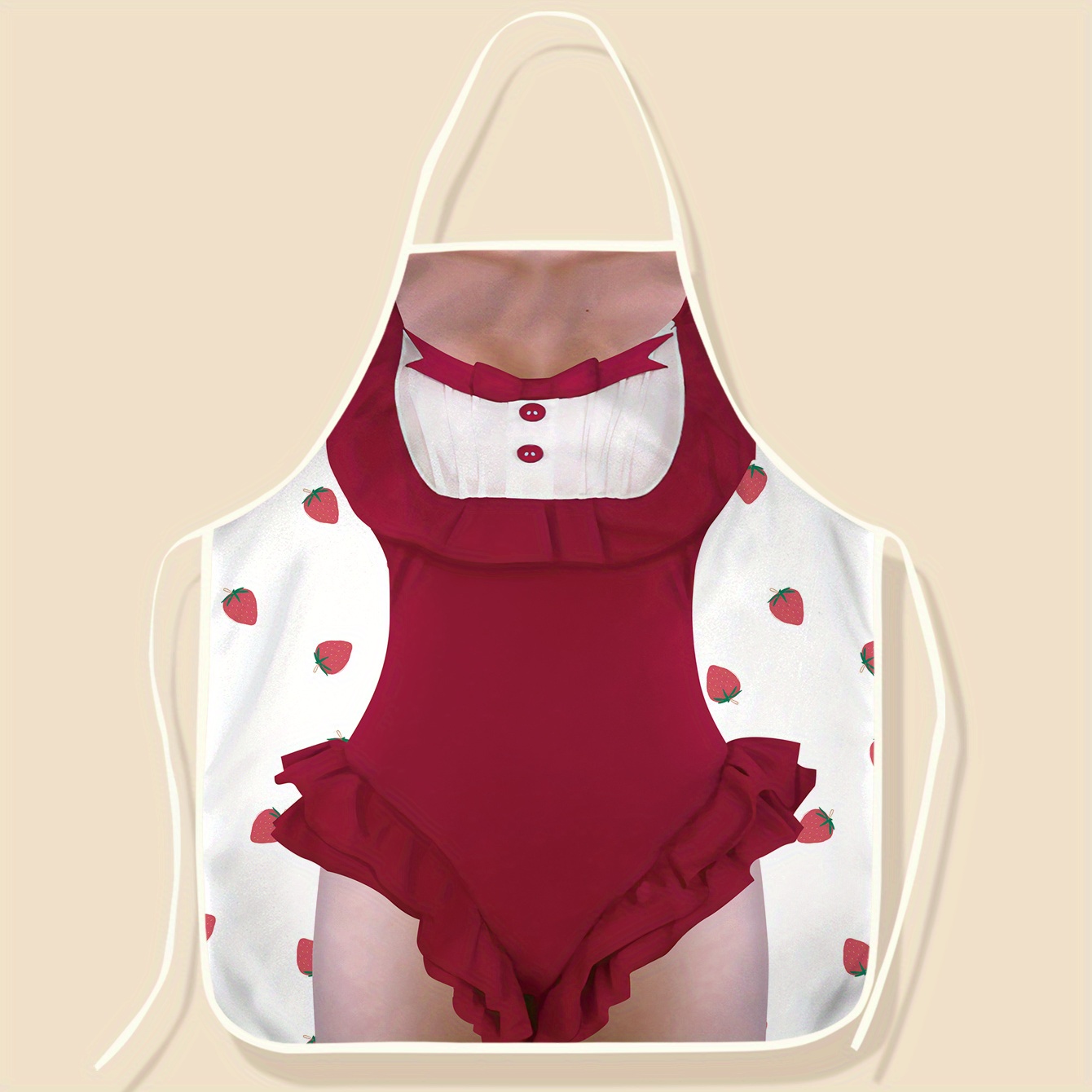 Polyester Apron Hot Mom Series Pattern Apron Creative Design - Temu