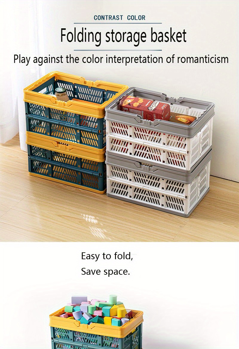 Picnic Basket Storage Basket Kitchen Storage Organizers Temu