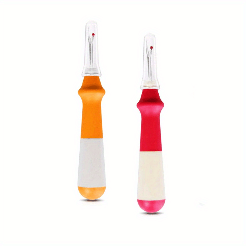  3 Pcs Ergonomic Grip Seam Ripper, 180 Degree Rotation Folding  Thread Rippers Stitch Eraser Thread Cutter Small Clothes Tag Removerfor  Sewing Crafting Removing Embroidery Hems and Seams