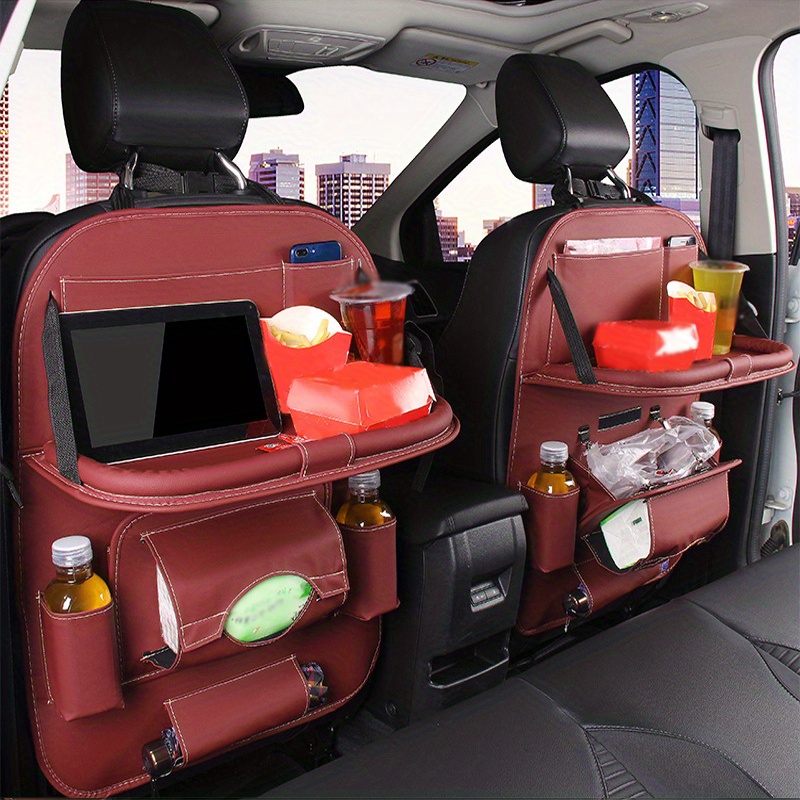 Auto Auto Rücksitz Tablett Auto Rücksitz Organizer Mit Klapptisch Für  Lebensmittel Laptop Faltbare Tisch Tablett Reise Lagerung Tasche Von 4,08 €