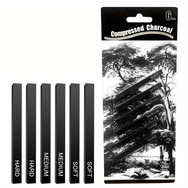 35Pcs Sketch Drawing Pencil Set Carbon Charcoal Graphite Stick Rod