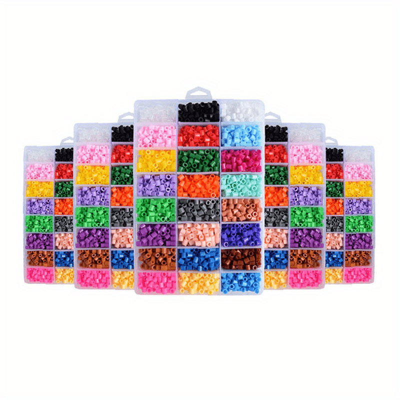 Fuse Beads 24 Colors Kits Sticky Perler Beados Pegboard Set Fuse Bead  Jigsaw Water Bond Toy Puzzle - AliExpress