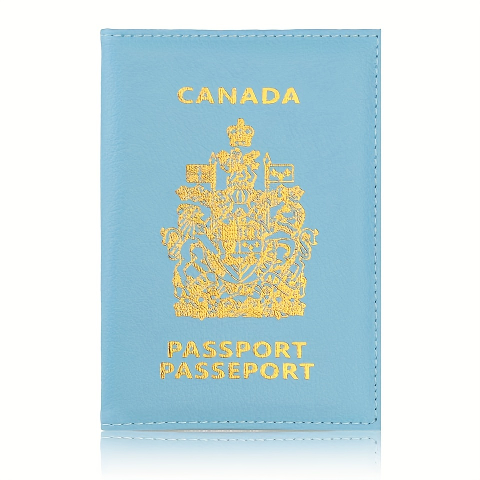 Colorful Canada Passport Cover Holder Wallet