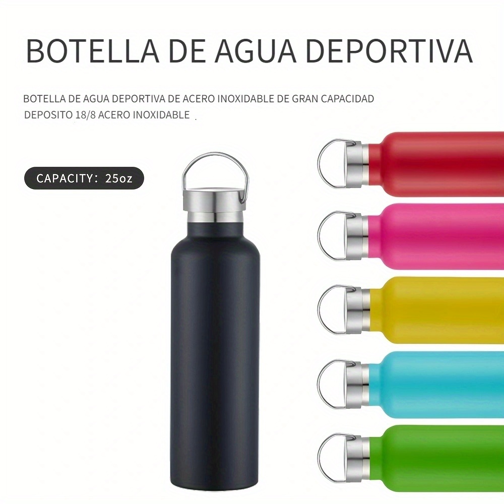 1pc Botella Agua Deportiva Acero Inoxidable Aislada Vacío - Temu Chile
