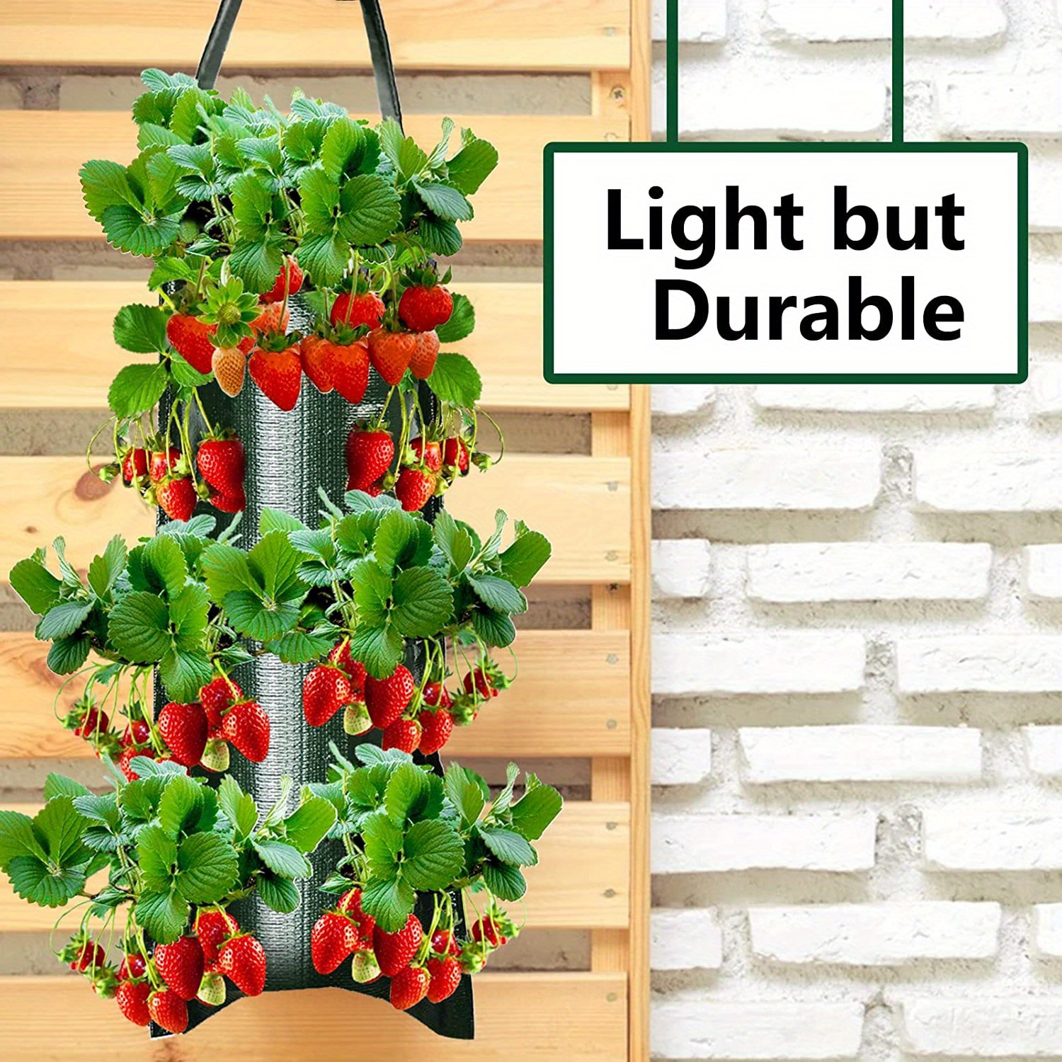 Planting Grow Bags Garden Tomato Strawberry Veg Container Hanging