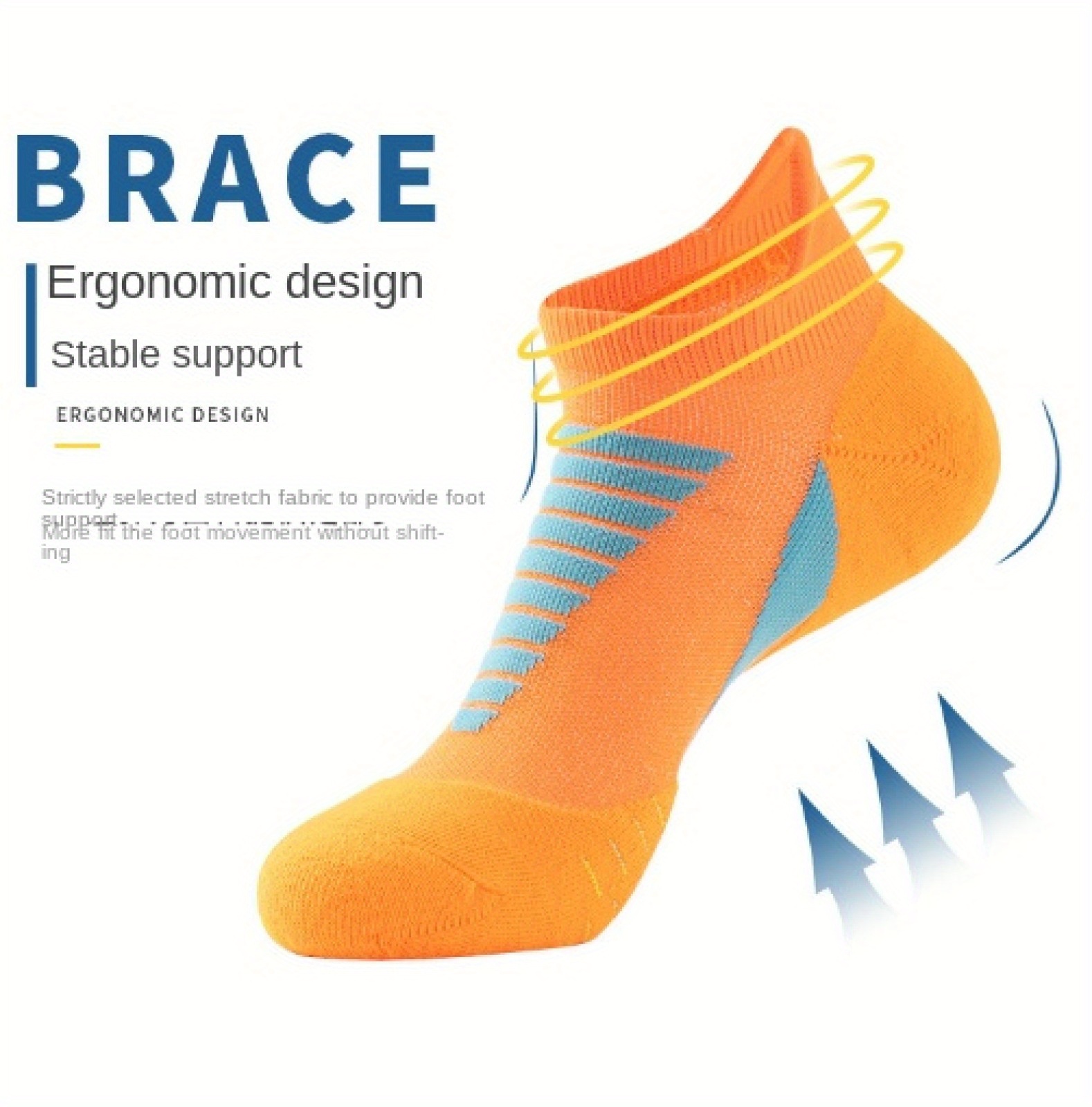 Men Women Anti-Slip Football Socks, Breathable Sweat-Absorbent, Medium