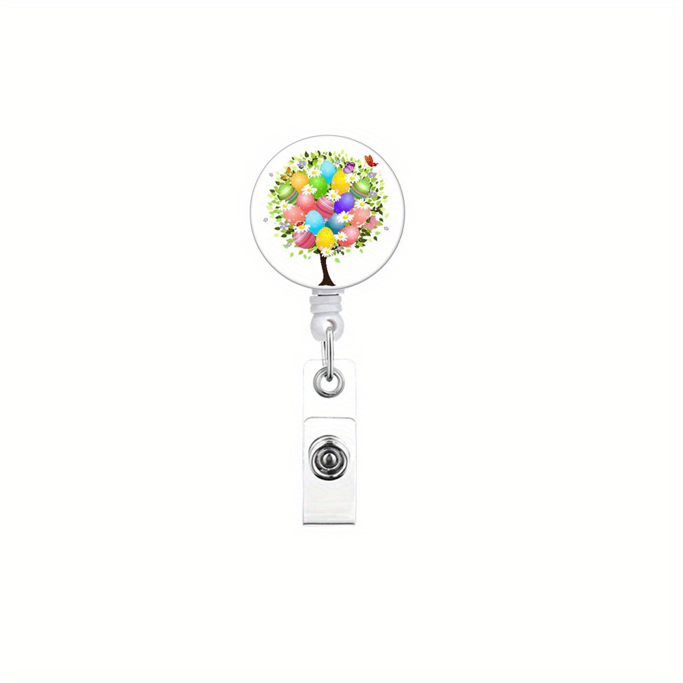 Cute Retractable Nursing Badge Reel with ID Card Holder - Convenient and  Stylish Accessory for Healthcare Professionals