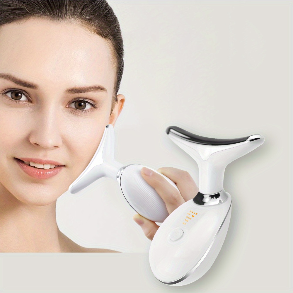 es 1081 intense pulsed neck face firming tool rejuvenate skin reduce wrinkles double chin and tighten skin with 3 color modes details 5