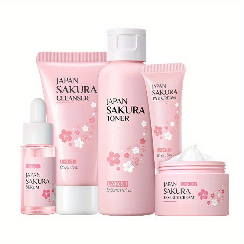 Japanese Sakura Skin Care Including Eye - Temu