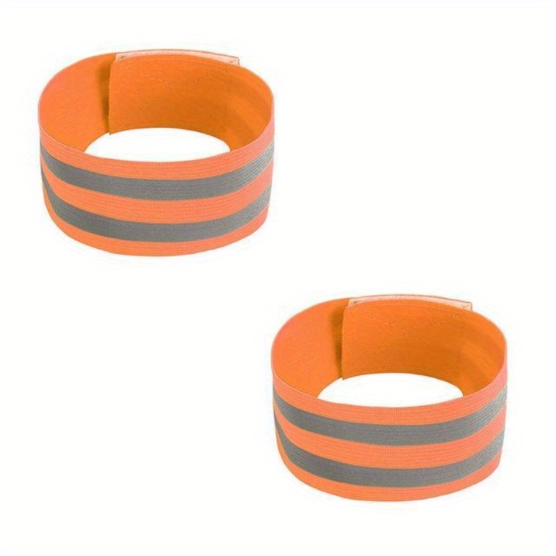 2pcs High Vis Reflective Arm Band Ankle Straps Cycling Night Running Safety  Band