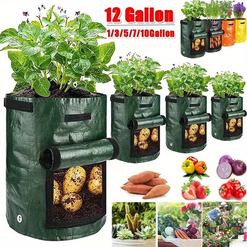 Grow Potatoes Easily With Durable Thickened Pe Potato Growing Bags