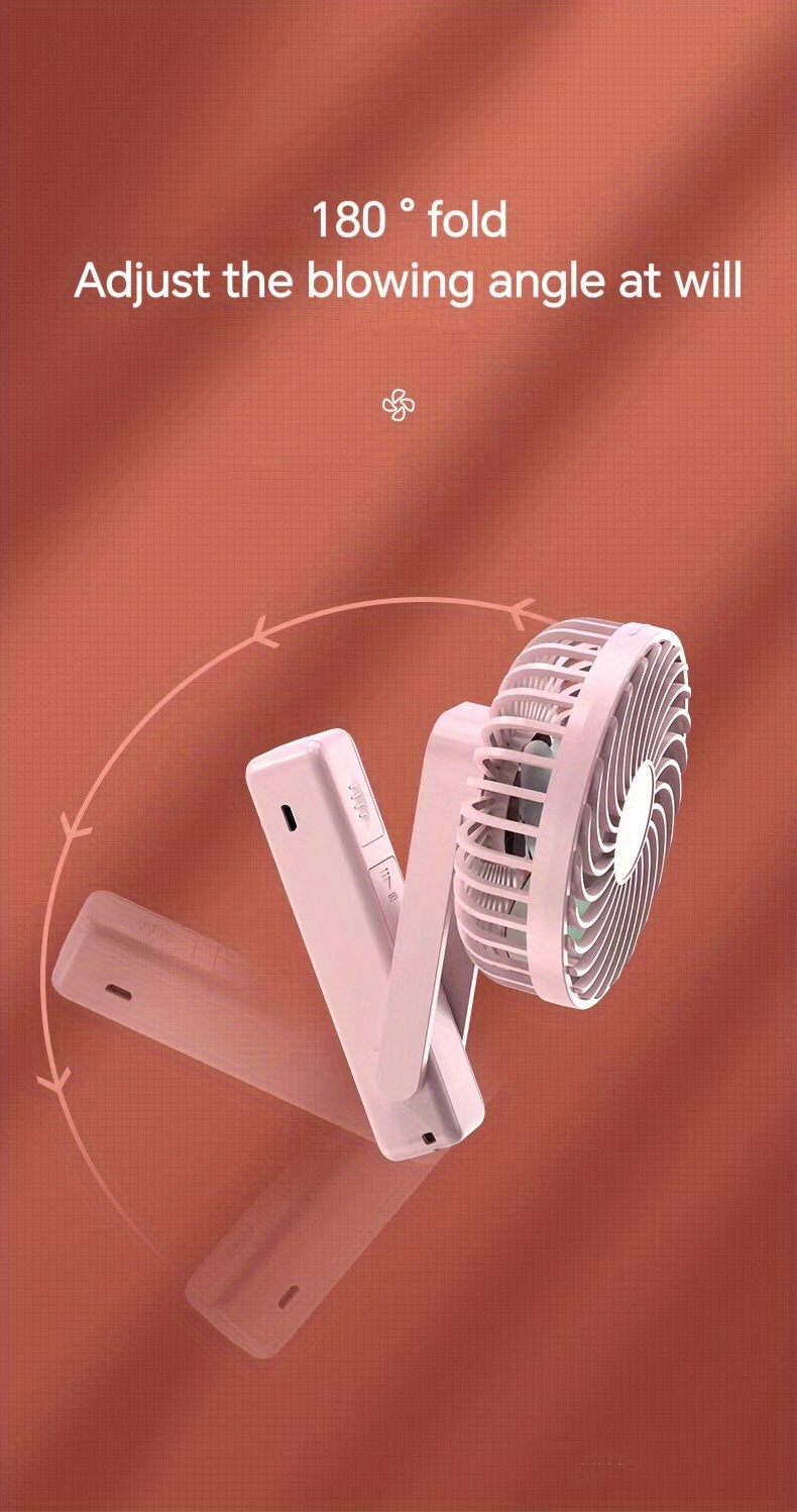 Battery Operated Portable Fan Mini Rechargeable Handheld Fan Temu