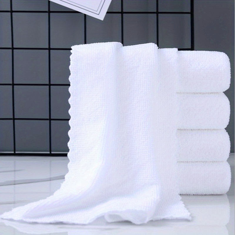 Toallas de baño desechables para viajes, toallas de hotel, algodón  desechable blanco suave para toallas de ducha, senderismo, camping,  mochila