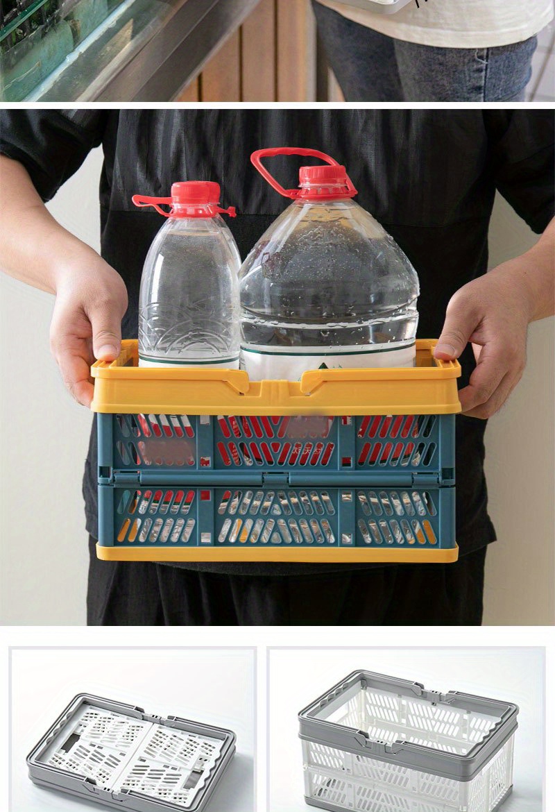 Picnic Basket Storage Basket Kitchen Storage Organizers Temu