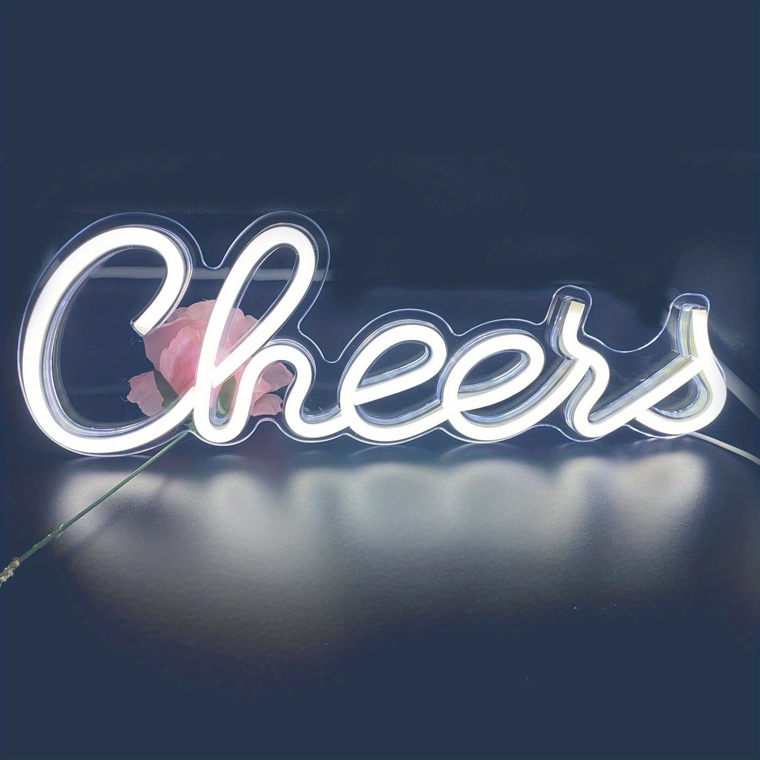 Cheers Neon Sign Led Neon Light Sign Wall Decor Usb Powered Temu