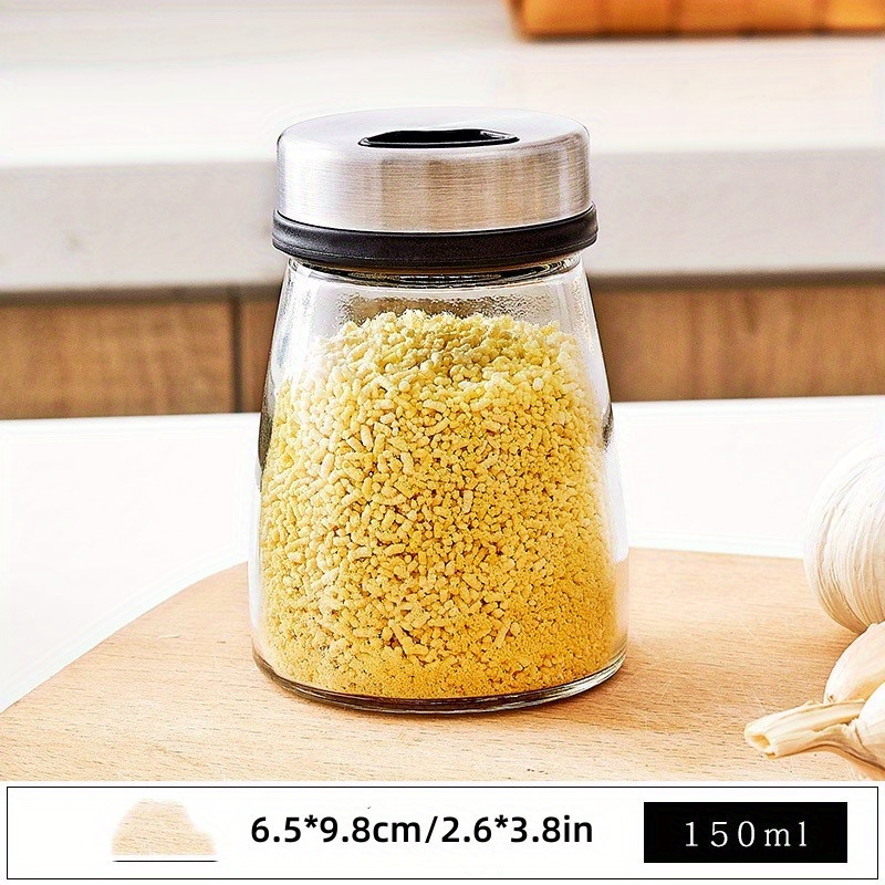 Creative Glass Seasoning Jars Spice Kitchen Salt Pepper Temu