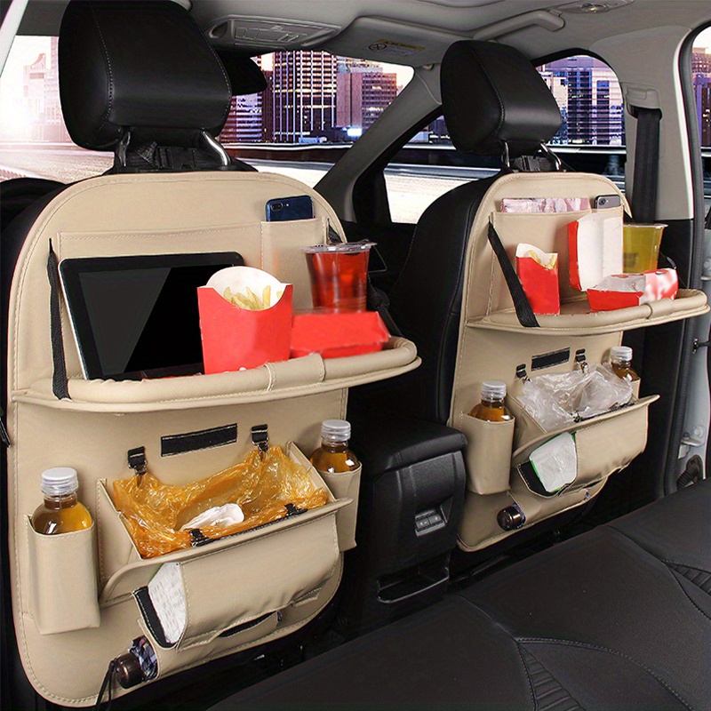 1 Stück Auto-rücksitz-essenstablett Mit Faltbarem Getränkehalter, Auto-laptop-schreibtischhalterung, aktuelle Trends, günstig kaufen