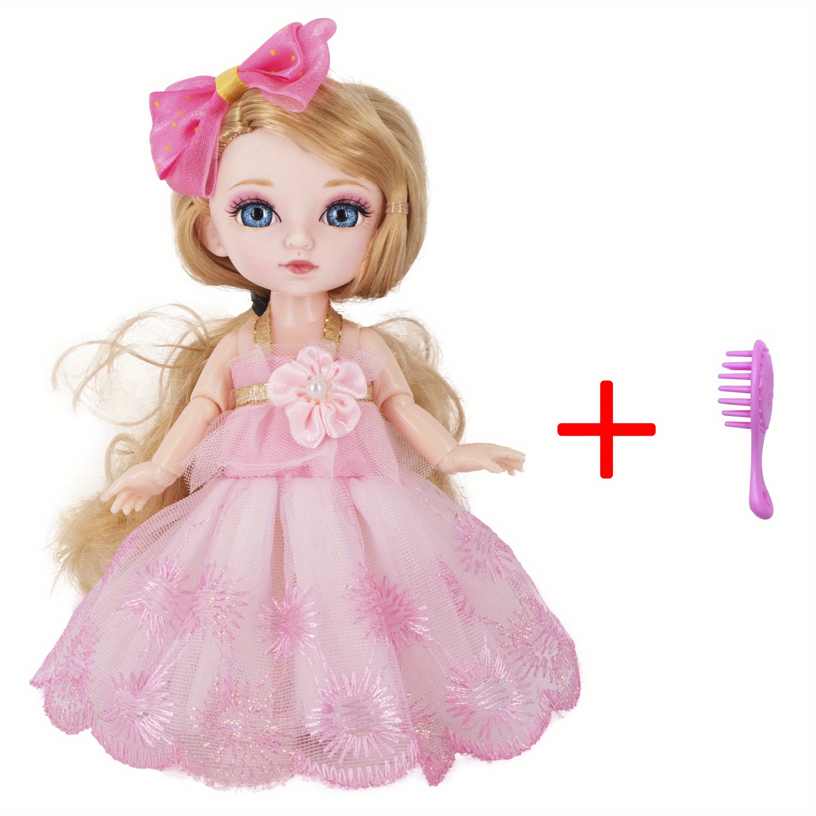 Mini muñecas BJD para niñas, bolsillo en miniatura, juguetes de acción de  figuras de muñecas, muñecas para niñas Mini 1/12 muñecas para decoración de  rosa CUTICAT mini muñecas bjd