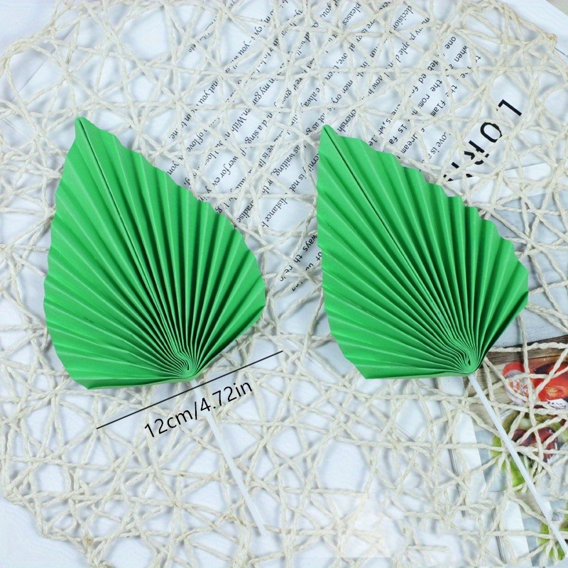 DIY Paper Fan Decorations Cupcake Toppers