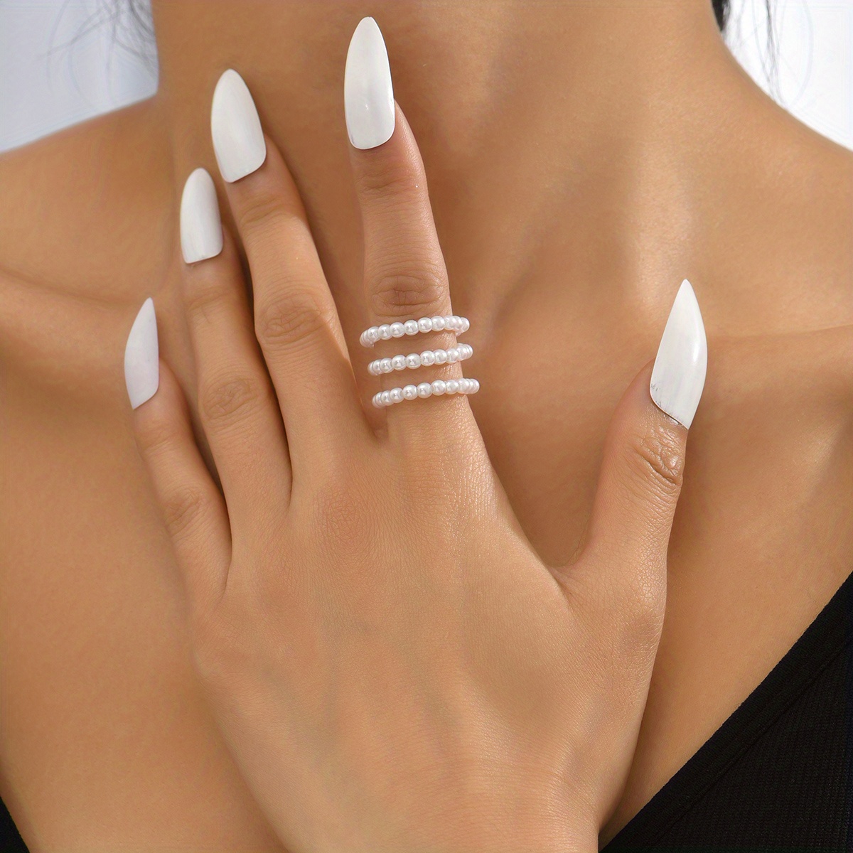 A Set Of 3 Elastic String Rings