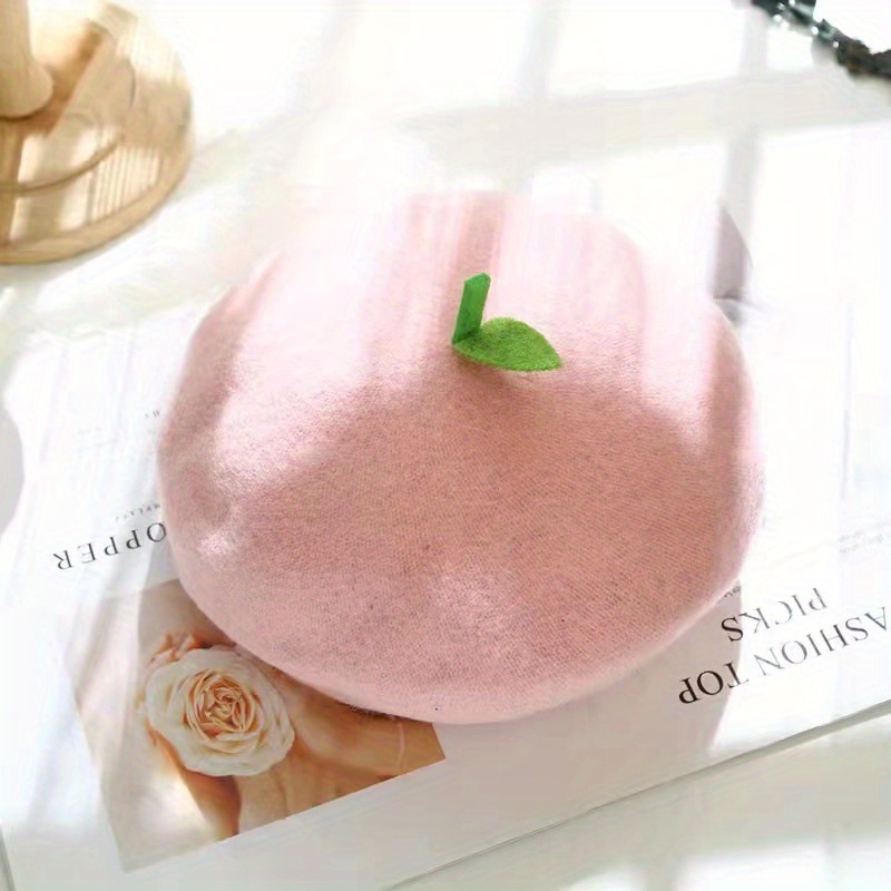 Vintage Orange Fruit Beret Candy Lightweight Painter Hats For Women
