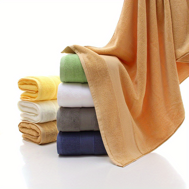 Cotton Luxury Premium Bath Towel, High Absorbent, Soft Comfortable Bath  Towel, Bathroom Accessories, - Temu