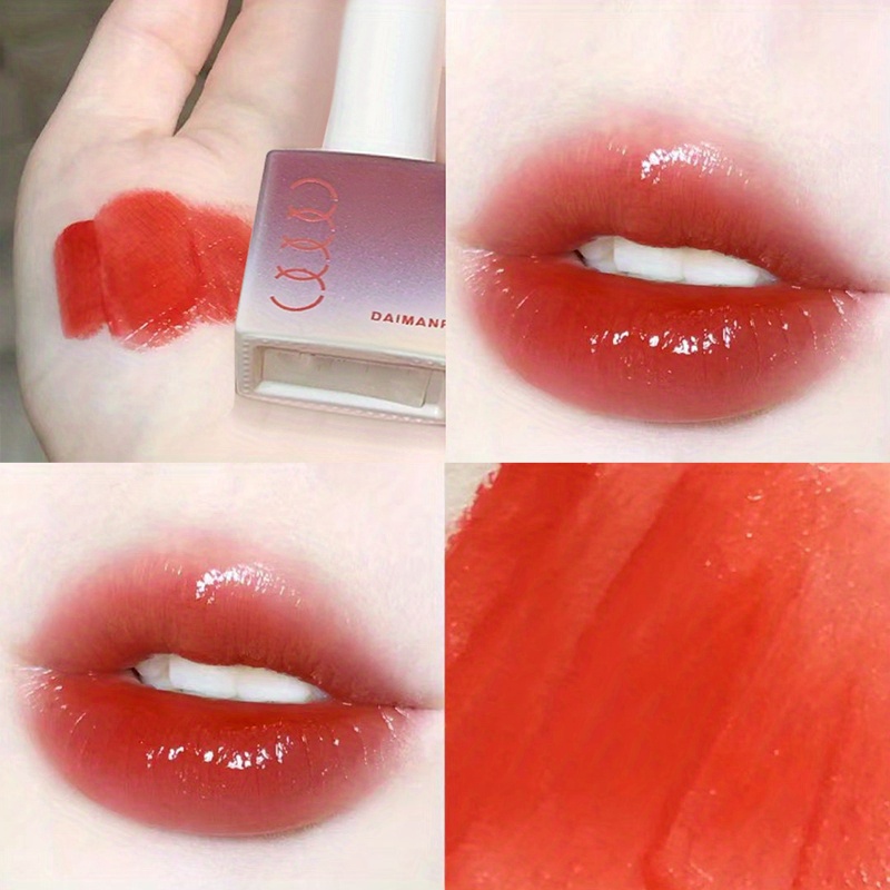 Mirror Lip Glaze Lipstick Lip Gloss Hold Makeup Moisturizing White