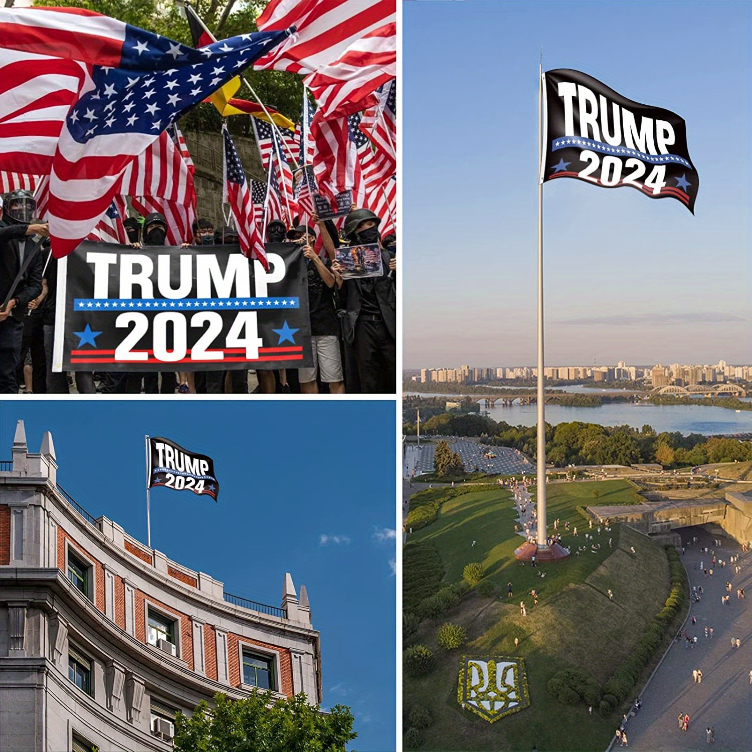 Trump 2024 Flag 3x5 Outdoor Flag Flag Polyester Temu