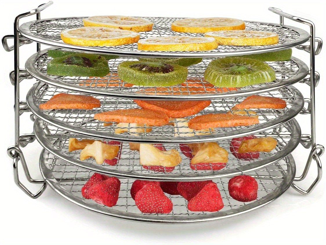 5 layer Air Fryer Dehydrator Rack Perfect For Drying Fruits - Temu