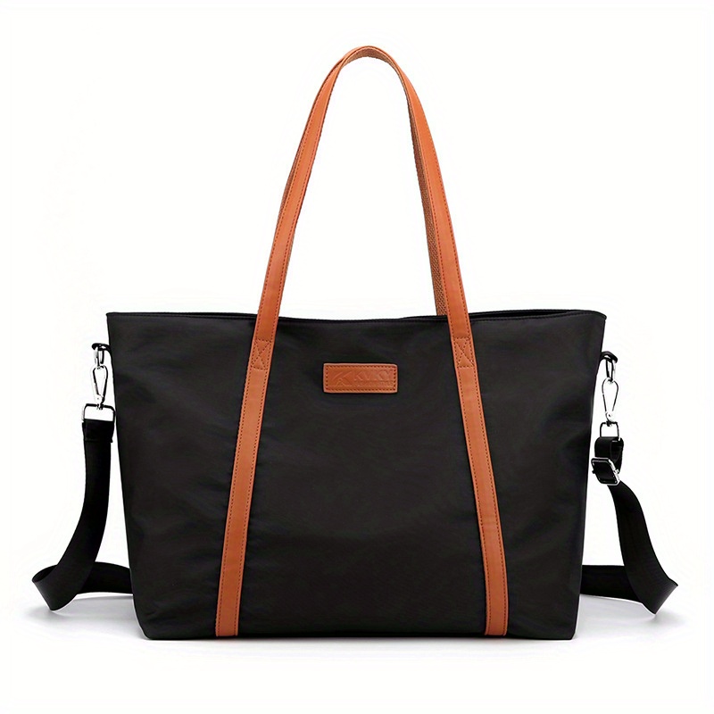 Extra Large Leather Tote Laptop Bag Black Leather Laptop 