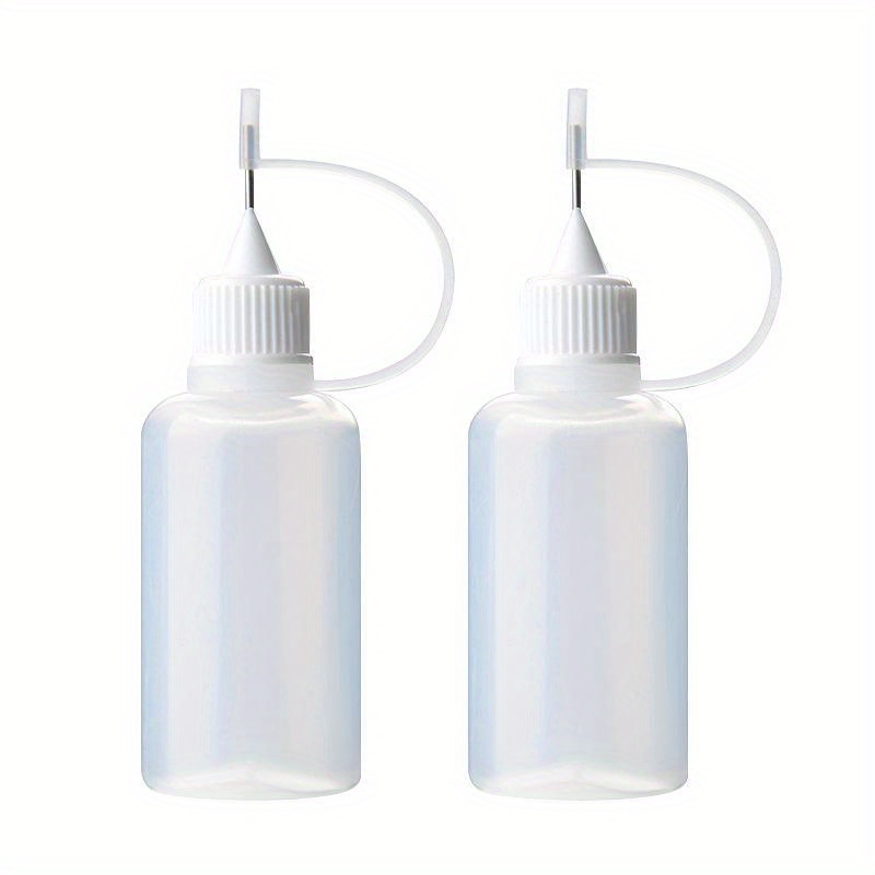 2Pcs Bottle Liquid Storage Needle Tip For Solvents Light Oil Eye