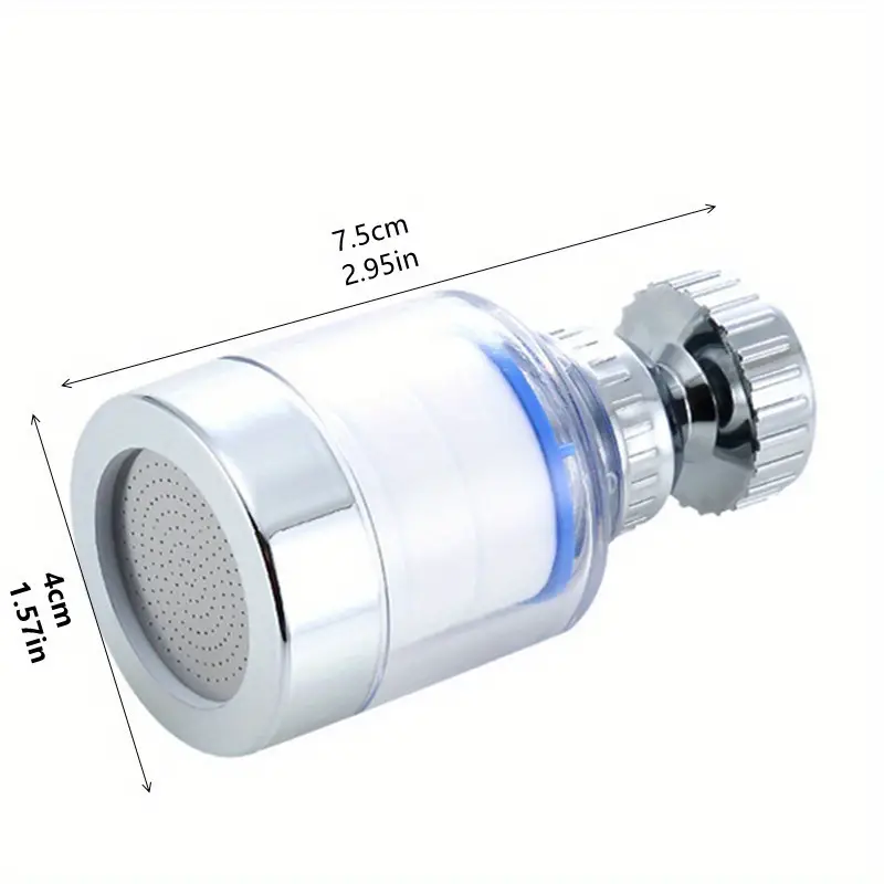 1pc faucet water purifier filter universal rotary faucet extender high pressure areator replaceable filter faucet attachment details 3