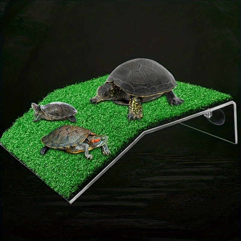 3 Pack Turtle Basking Platform Lizards Fish Tank Decors Turtle Resting  Terrace Aquatic Turtle Tank Accessories 