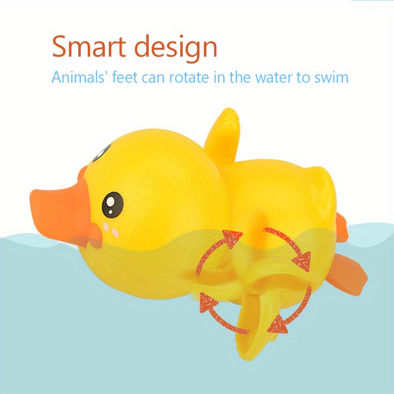 Swimming Wind Up Duck, Baby Bath Toys, No Mold, Swimming Pool Toys For