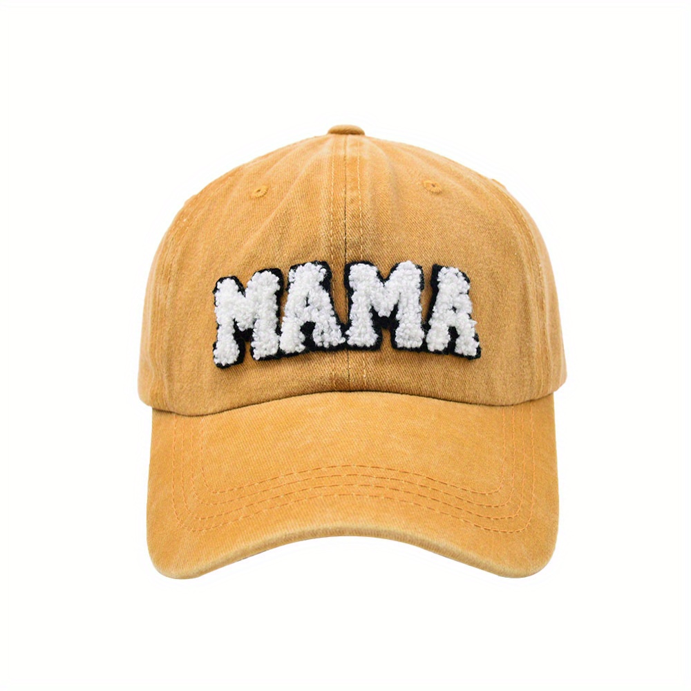 MAMA Patch Baseball Cap Sun Hat for Women