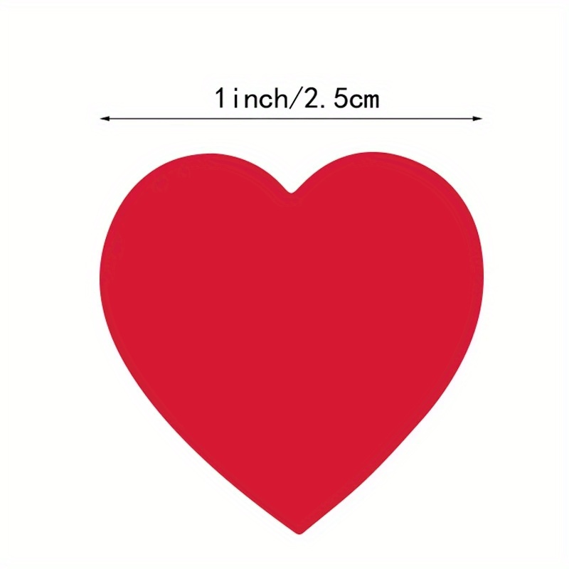 Love Heart Shaped Sticker Seal Labels Cute Stationery - Temu