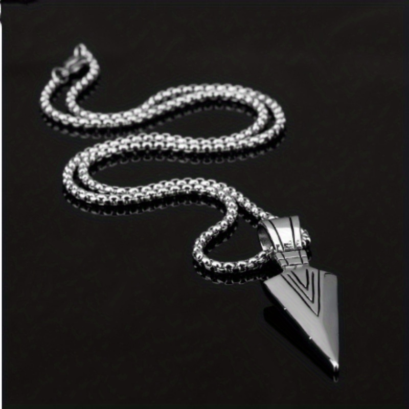 Hip Hop Necklace Men Shield Self Defense Pendant Pearl Chain