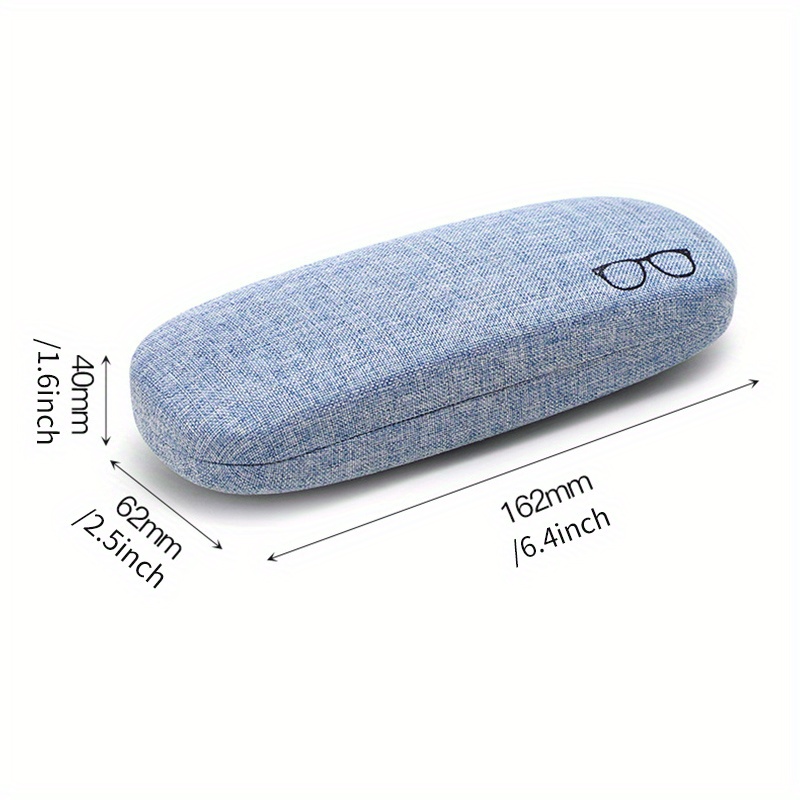 Fashion Glasses Case Cotton Linen Material Iron Box Sunglasses Case
