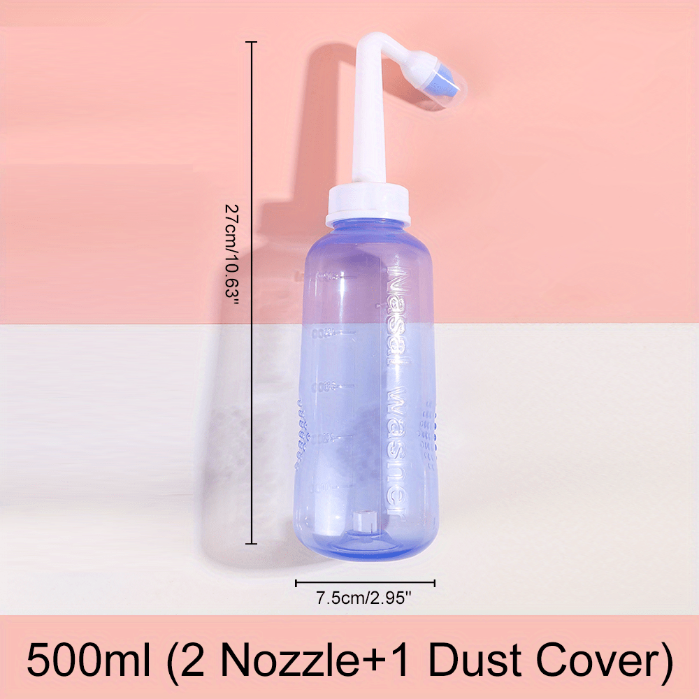 TOPOST Irrigador Nasal 500ml, Lavado Nasal Botella, Limpieza de Nariz para  Bebes, Niños y Adultos : : Bebé