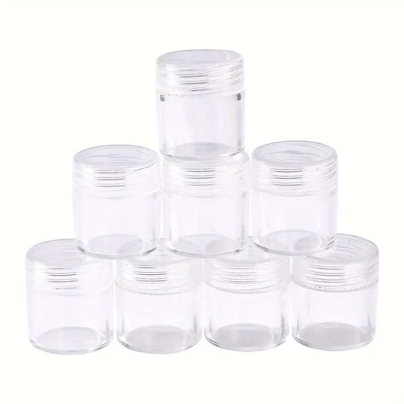 Plastic Beads Containers Cylinder Plastic Bottle For Beads - Temu
