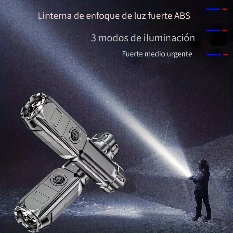 1/2/5pcs Linterna Led Recargable Alta Potencia Mini Linterna - Temu Mexico